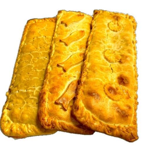 bandas de empanadas de diversos sabores de La Mallorquina