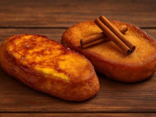 tipos de torrija: clásicas y torrijas de crema tostada